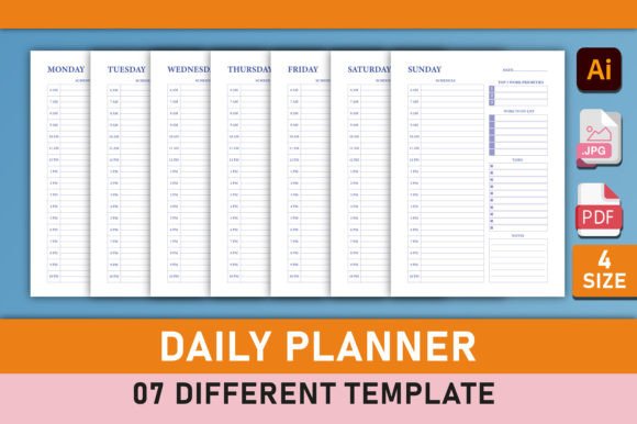 Maximize Your Productivity with the Daily Planner for KDP Interiors