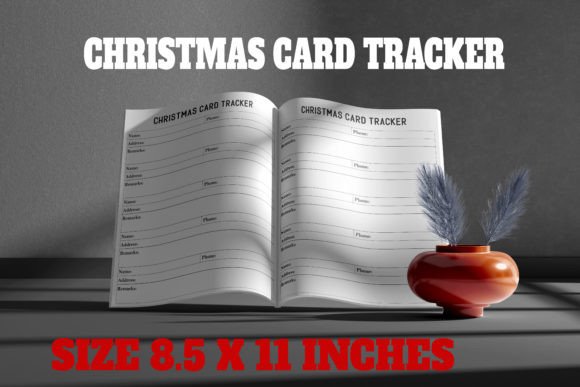 Maximizing Your Christmas Card Project with the CHristmas Card Tracker KDP Interiors