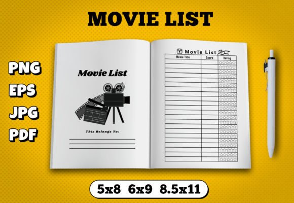 Movie Review List Kdp Interiors for Creative Publishers