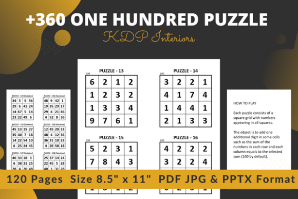 One Hundred Puzzle KDP Interiors: A Versatile Design Solution