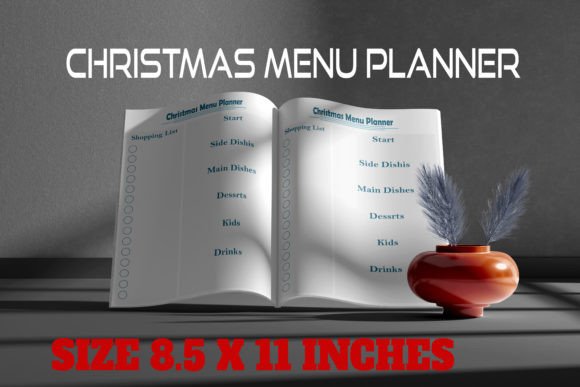 Strategic Use of CHristmas Menu Planner KDP Interiors for Enhanced Holiday Planning
