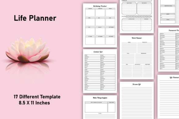 Transform Your Life with an Editable Life Planner for KDP Interiors