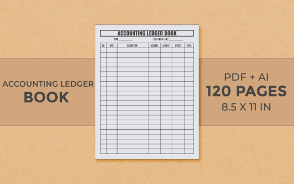 Understanding the Benefits of an Accounting Ledger Book Kdp Interior for Small Business Expenses
